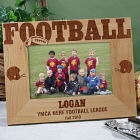 Football Wood Picture Frame